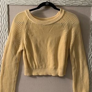 Brandy Melville yellow sweater